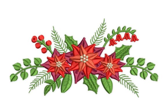 Review: Christmas Wreath Embroidery Design
