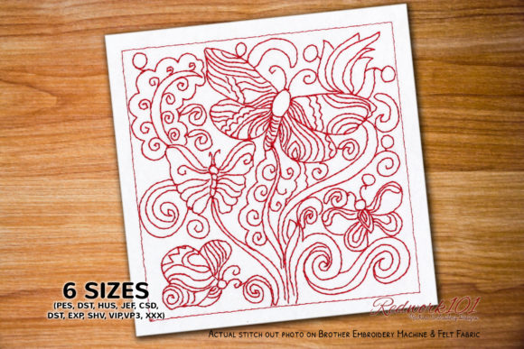Review: Floral Background with Butterflies Design