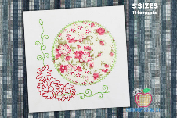Review: Floral Design with Cicle Applique for Business