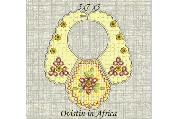 Review: Sweet Yellow Floral Baby Bib for Small Hoops