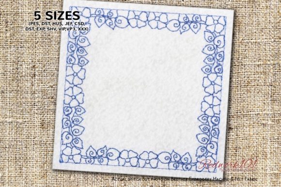 Reviewing the Floral Pattern Border Frame for Sweatshirts