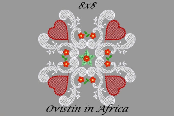 Reviewing the Red Floral Heart Quilt Block